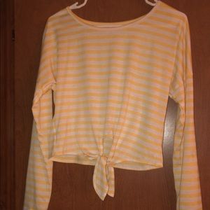 Long sleeve crop top